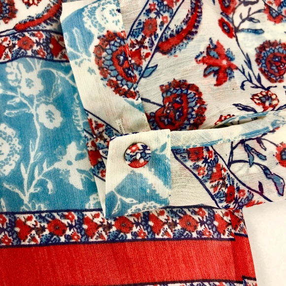 Daniel Rainn Floral Long Sleeved Tunic - Picture 4 of 6